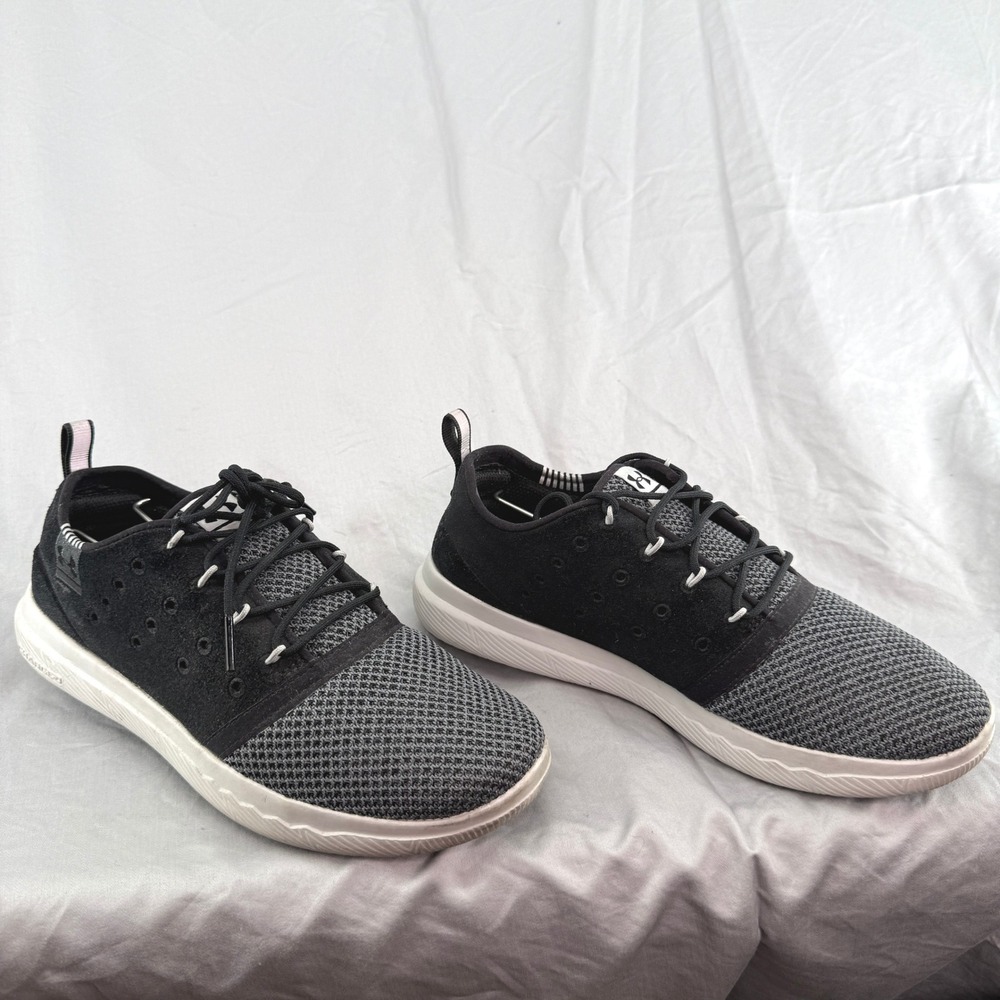 Under Armour 24/7 Charged Womens Shoes Black Rhino Gray 1297010-001 Size 7